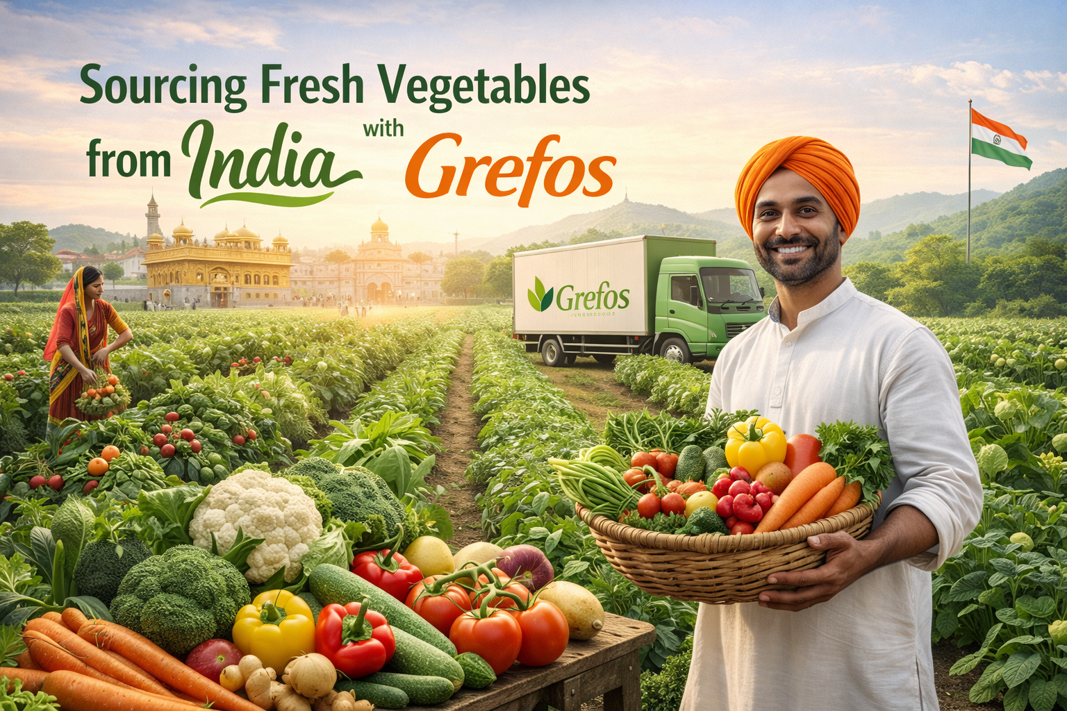 Export Guide for International Buyers: Sourcing Fresh Vegetables from India with Grefos